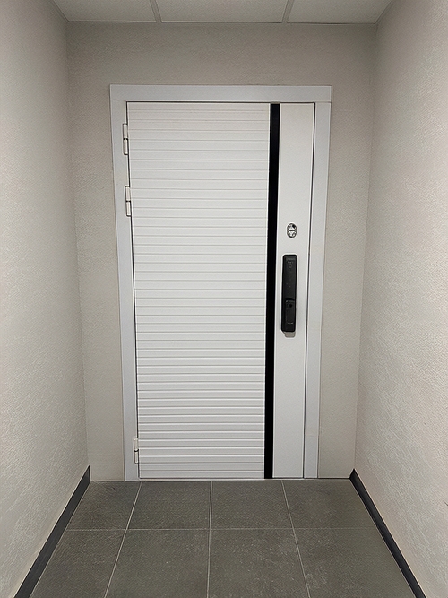 Дверь со smart-замком и зеркалом