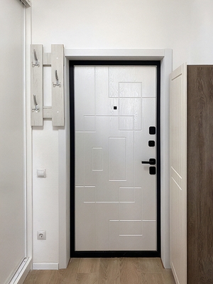 Примеры установок в ноябре: стандартные двери «Ника Сталь» для квартир