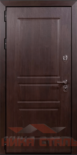 Входная уличная дверь с зеркалом Входная уличная дверь с зеркалом