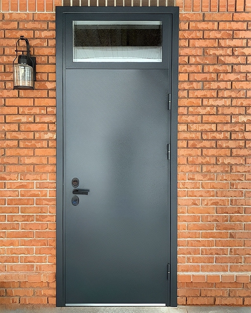Порошковая дверь с фрамугой