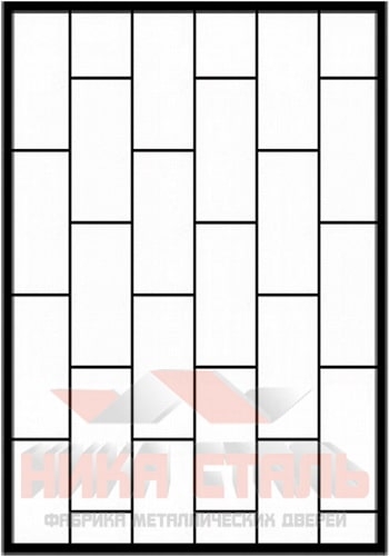 Сварная решетка на окно СР 9